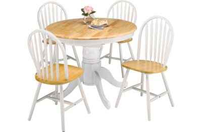 Collection Kentucky Round Dining Table - Two Tone